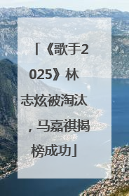 《歌手2025》林志炫被淘汰，马嘉祺揭榜成功