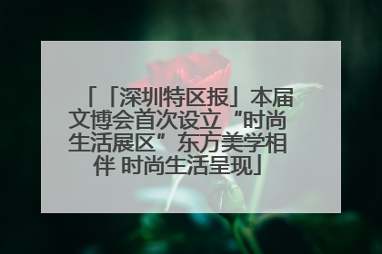 「深圳特区报」本届文博会首次设立“时尚生活展区”东方美学相伴 时尚生活呈现