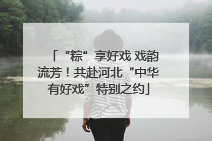 “粽”享好戏 戏韵流芳！共赴河北“中华有好戏”特别之约