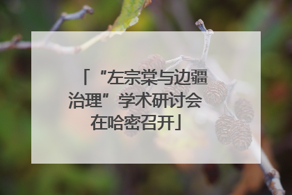 “左宗棠与边疆治理”学术研讨会在哈密召开