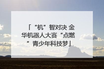 “机”智对决 金华机器人大赛“点燃”青少年科技梦