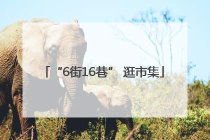“6街16巷” 逛市集