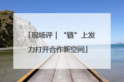 现场评｜“链”上发力打开合作新空间