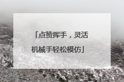 点赞挥手，灵活机械手轻松模仿