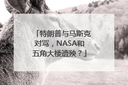 特朗普与马斯克对骂，NASA和五角大楼遭殃？