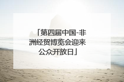 第四届中国-非洲经贸博览会迎来公众开放日
