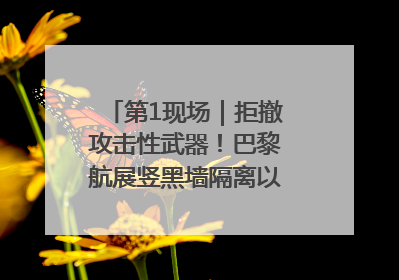 第1现场｜拒撤攻击性武器！巴黎航展竖黑墙隔离以色列四展台