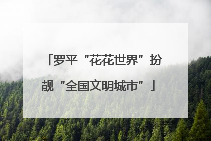 罗平“花花世界”扮靓“全国文明城市”