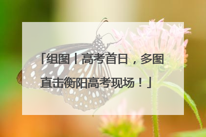 组图丨高考首日，多图直击衡阳高考现场！