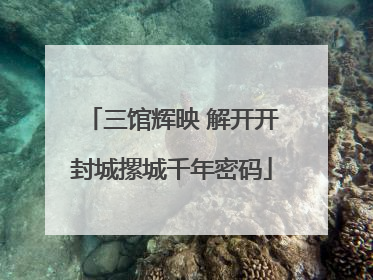 三馆辉映 解开开封城摞城千年密码