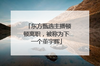 东方甄选主播顿顿离职，被称为下一个董宇辉