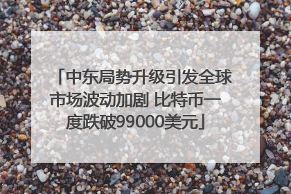 中东局势升级引发全球市场波动加剧 比特币一度跌破99000美元