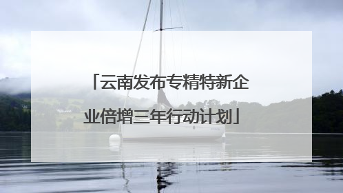 云南发布专精特新企业倍增三年行动计划
