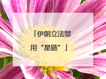 伊朗立法禁用“星链”