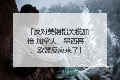 反对美钢铝关税加倍 加拿大、墨西哥、欧盟反应来了