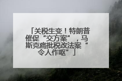 关税生变！特朗普催促“交方案”，马斯克痛批税改法案“令人作呕”