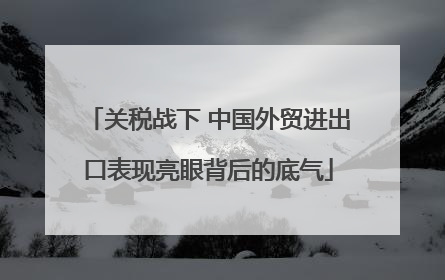 关税战下 中国外贸进出口表现亮眼背后的底气