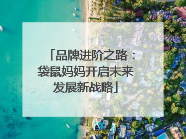 品牌进阶之路：袋鼠妈妈开启未来发展新战略