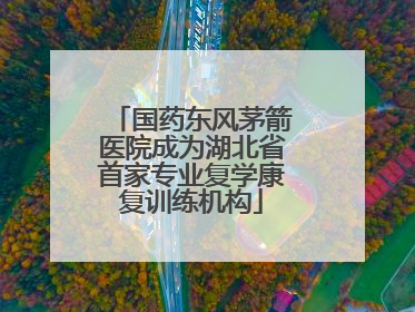 国药东风茅箭医院成为湖北省首家专业复学康复训练机构