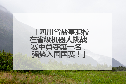 四川省盐亭职校在省级机器人挑战赛中勇夺第一名，强势入围国赛！