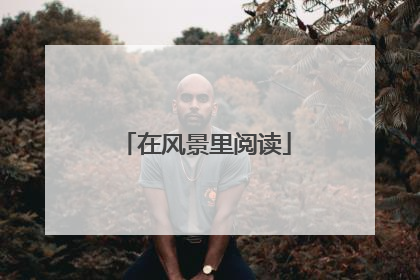 在风景里阅读