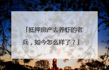 抵押房产去养虾的老兵，如今怎么样了？