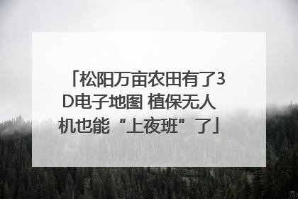 松阳万亩农田有了3D电子地图 植保无人机也能“上夜班”了