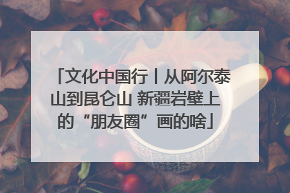 文化中国行丨从阿尔泰山到昆仑山 新疆岩壁上的“朋友圈”画的啥