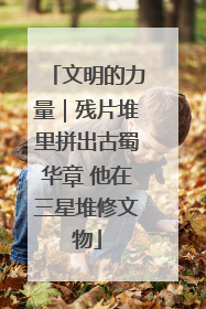 文明的力量｜残片堆里拼出古蜀华章 他在三星堆修文物