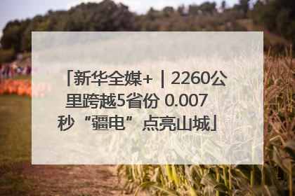 新华全媒+｜2260公里跨越5省份 0.007秒“疆电”点亮山城