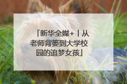 新华全媒+丨从老师背篓到大学校园的追梦女孩