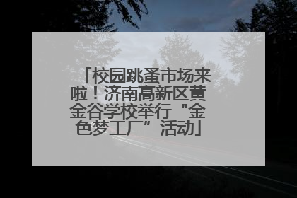 校园跳蚤市场来啦！济南高新区黄金谷学校举行“金色梦工厂”活动