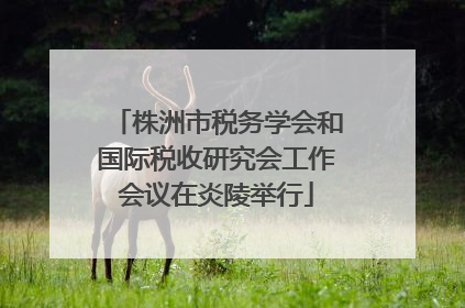 株洲市税务学会和国际税收研究会工作会议在炎陵举行