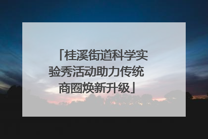 桂溪街道科学实验秀活动助力传统商圈焕新升级