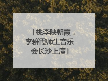 桃李映朝霞，李群霞师生音乐会长沙上演