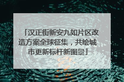 汉正街新安九如片区改造方案全球征集，共绘城市更新标杆新图景