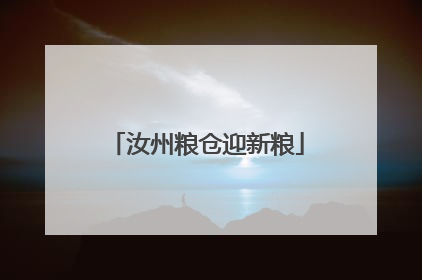 汝州粮仓迎新粮