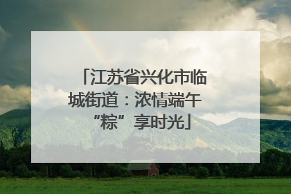 江苏省兴化市临城街道：浓情端午 “粽”享时光