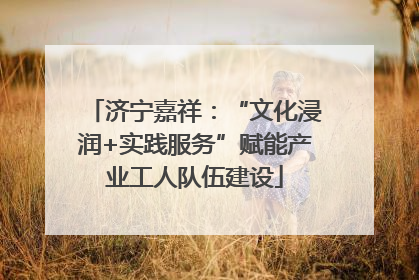 济宁嘉祥：“文化浸润+实践服务”赋能产业工人队伍建设