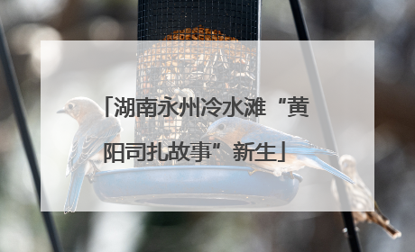 湖南永州冷水滩“黄阳司扎故事”新生