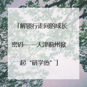 解锁行走间的成长密码——天津蓟州掀起“研学热”