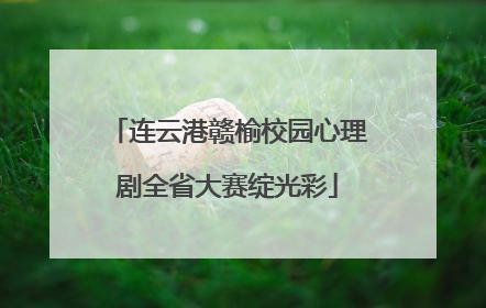 连云港赣榆校园心理剧全省大赛绽光彩