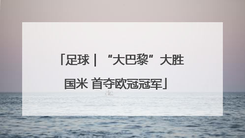 足球｜“大巴黎”大胜国米 首夺欧冠冠军