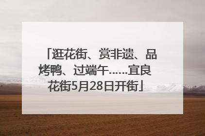 逛花街、赏非遗、品烤鸭、过端午……宜良花街5月28日开街