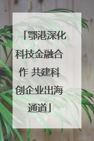 鄂港深化科技金融合作 共建科创企业出海通道