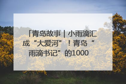 青岛故事｜小雨滴汇成“大爱河”！青岛“雨滴书记”的1000场公益长跑路