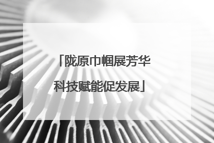陇原巾帼展芳华 科技赋能促发展
