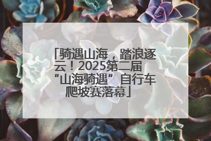 骑遇山海，踏浪逐云！2025第二届“山海骑遇”自行车爬坡赛落幕