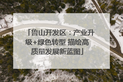 鲁山开发区：产业升级+绿色转型 描绘高质量发展新蓝图