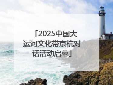2025中国大运河文化带京杭对话活动启幕